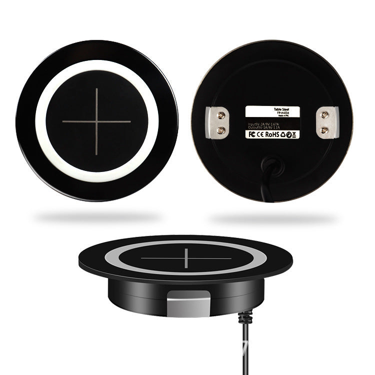 Wireless Charger Embedded Desktop Phone Waterproof - MobilTak