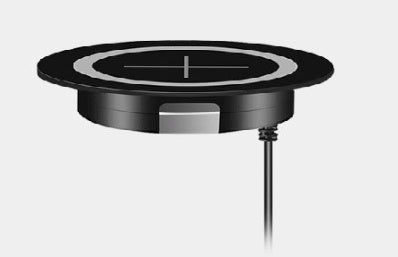 Wireless Charger Embedded Desktop Phone Waterproof - MobilTak