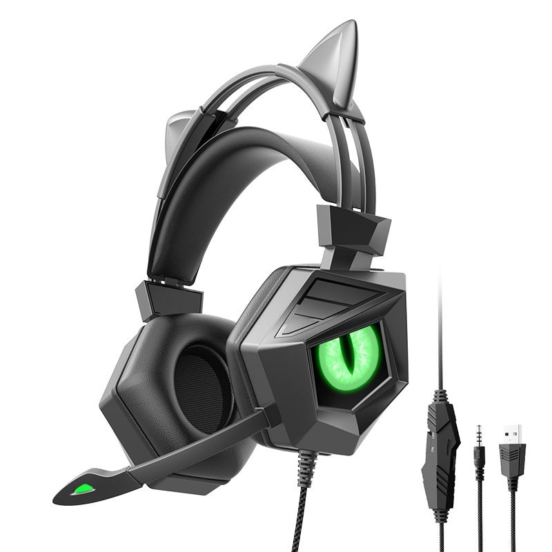 Wired Earphones, Gaming Computer Specific Night Light - MobilTak