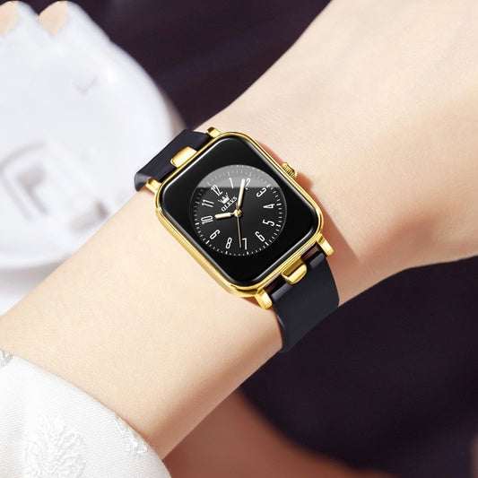 Simple Trendy Silicone Band Quartz Watch For Women - MobilTak