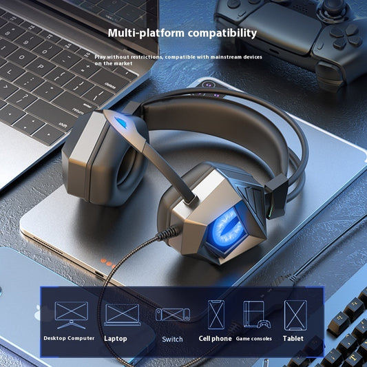 Wired Earphones, Gaming Computer Specific Night Light - MobilTak